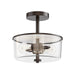 Myhouse Lighting Maxim - 5692CLOI - Two Light Semi Flush/Pendant Convertible - Fuller - Oil Rubbed Bronze