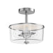 Myhouse Lighting Maxim - 5692CLSN - Two Light Semi Flush/Pendant Convertible - Fuller - Satin Nickel