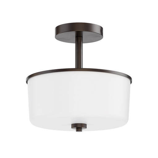 Myhouse Lighting Maxim - 5692WTOI - Two Light Semi Flush/Pendant Convertible - Fuller - Oil Rubbed Bronze