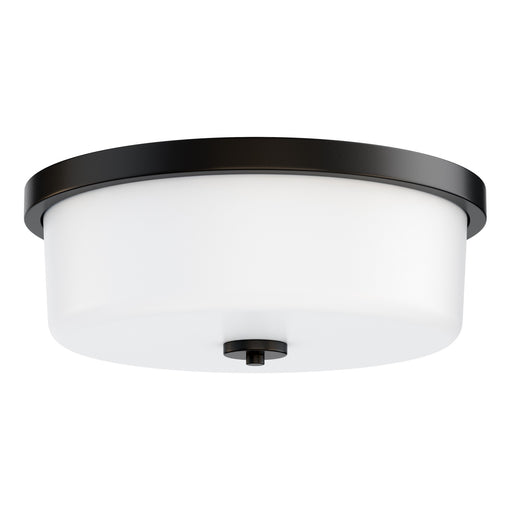 Myhouse Lighting Maxim - 5693WTBK - Three Light Flush Mount - Fuller - Black