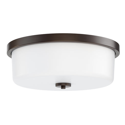 Myhouse Lighting Maxim - 5693WTOI - Three Light Flush Mount - Fuller - Oil Rubbed Bronze