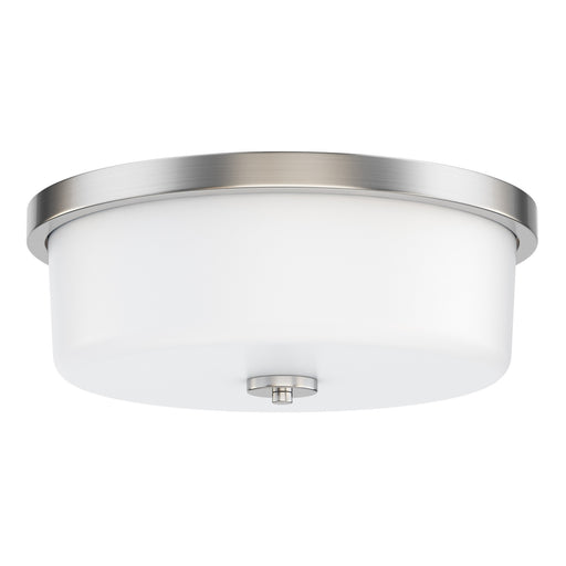 Myhouse Lighting Maxim - 5693WTSN - Three Light Flush Mount - Fuller - Satin Nickel