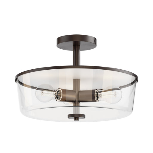 Myhouse Lighting Maxim - 5695CLOI - Three Light Semi Flush/Pendant Convertible - Fuller - Oil Rubbed Bronze