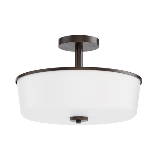 Myhouse Lighting Maxim - 5695WTOI - Three Light Semi Flush/Pendant Convertible - Fuller - Oil Rubbed Bronze