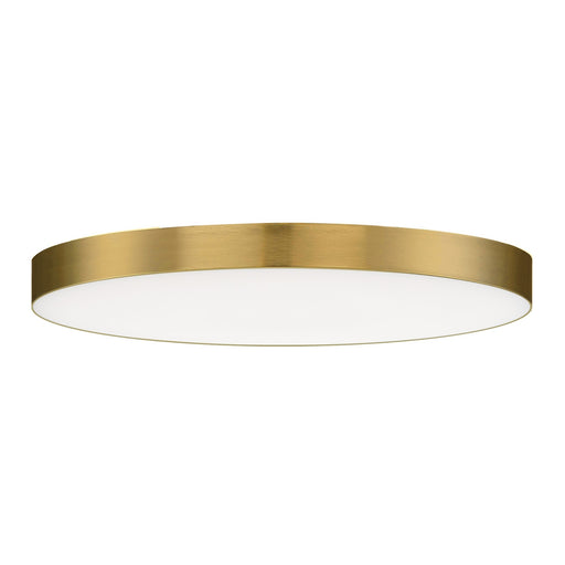 Myhouse Lighting Maxim - 57663WTSBR - LED Flush Mount - Trim - Satin Brass