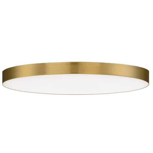 Myhouse Lighting Maxim - 57664WTSBR - LED Flush Mount - Trim - Satin Brass