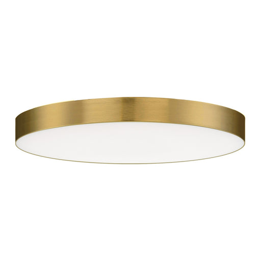 Myhouse Lighting Maxim - 57670WTSBR - LED Flush Mount - Trim - Satin Brass
