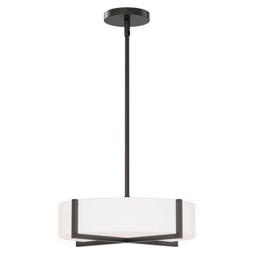 Myhouse Lighting Maxim - 57945WTBK - LED Flush Mount/ Pendant Convertible - Dexter - Black