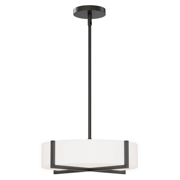 Myhouse Lighting Maxim - 57945WTBK - LED Flush Mount/ Pendant Convertible - Dexter - Black