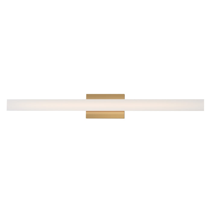 Myhouse Lighting Maxim - 59104CLFTNAB - LED Vanity - Vogue - Natural Aged Brass