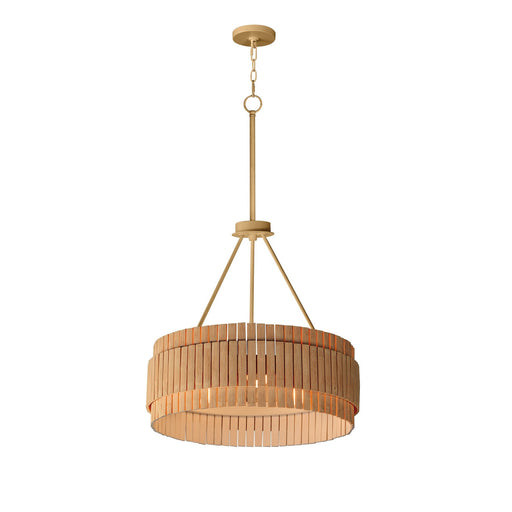 Myhouse Lighting Maxim - 14453NANAB - Three Light Chandelier - Satori - Natural Aged Brass