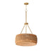 Myhouse Lighting Maxim - 14453NANAB - Three Light Chandelier - Satori - Natural Aged Brass