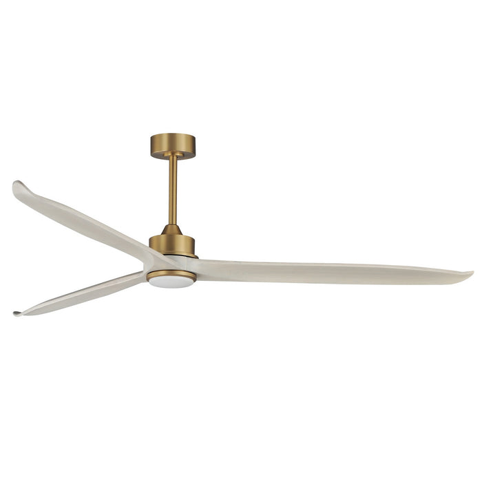Myhouse Lighting Maxim - 88834WTNABWWT - 80" Ceiling Fan - Woodwind - Natural Aged Brass