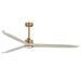Myhouse Lighting Maxim - 88834WTNABWWT - 80" Ceiling Fan - Woodwind - Natural Aged Brass