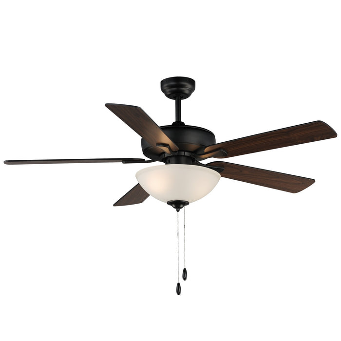 Myhouse Lighting Maxim - 88936SWBK - 52" Ceiling Fan - Super-Max - Black