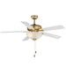 Myhouse Lighting Maxim - 88936SWNAB - 52" Ceiling Fan - Super-Max - Natural Aged Brass