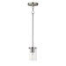 Myhouse Lighting Maxim - 90281CLSN - One Light Pendant - Lateral - Satin Nickel