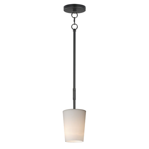 Myhouse Lighting Maxim - 92691WTBK - One Light Pendant - Durham - Black