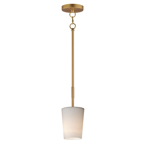 Myhouse Lighting Maxim - 92691WTNAB - One Light Pendant - Durham - Natural Aged Brass