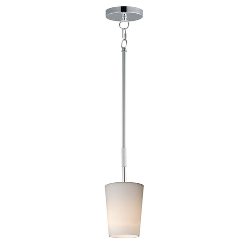 Myhouse Lighting Maxim - 92691WTPC - One Light Pendant - Durham - Polished Chrome