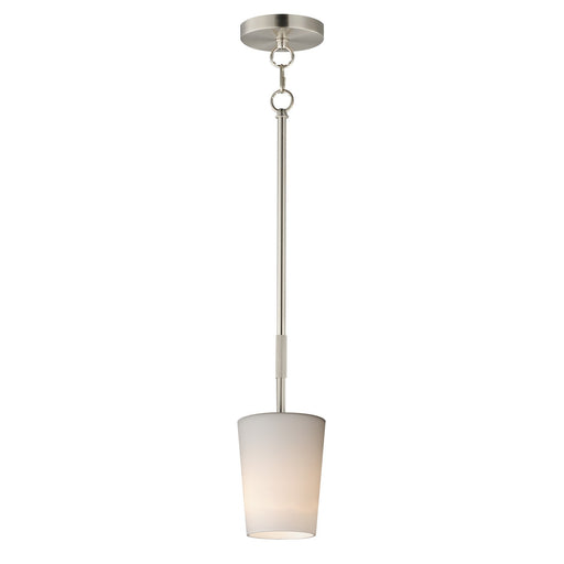Myhouse Lighting Maxim - 92691WTSN - One Light Pendant - Durham - Satin Nickel