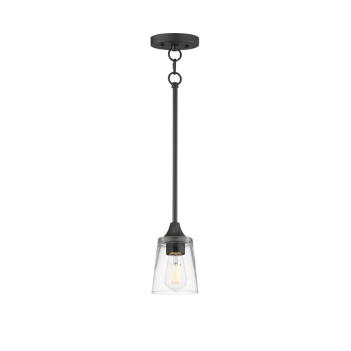 Myhouse Lighting Maxim - 92880CLBK - One Light Pendant - Hudson - Black
