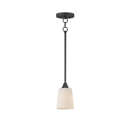 Myhouse Lighting Maxim - 92880SWBK - One Light Pendant - Hudson - Black