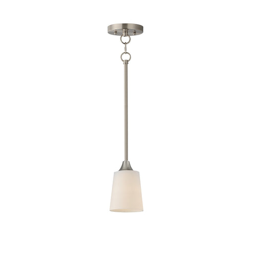 Myhouse Lighting Maxim - 92880SWSN - One Light Pendant - Hudson - Satin Nickel