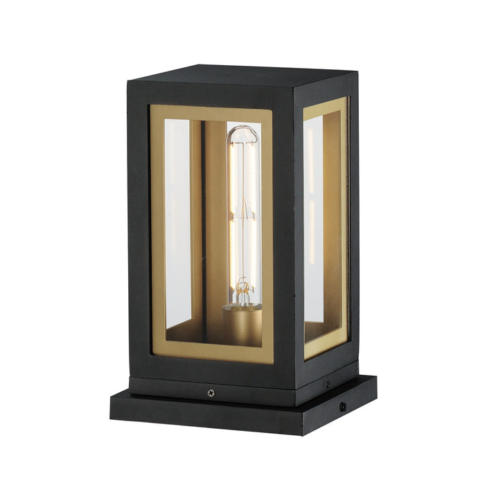 Myhouse Lighting Maxim - 30050CLBKGLD - One Light Deck Lantern - Neoclass - Black / Gold