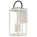 Myhouse Lighting Maxim - 30916CLWTBK - One Light Outdoor Wall Lantern - Nassau Vivex - White / Black
