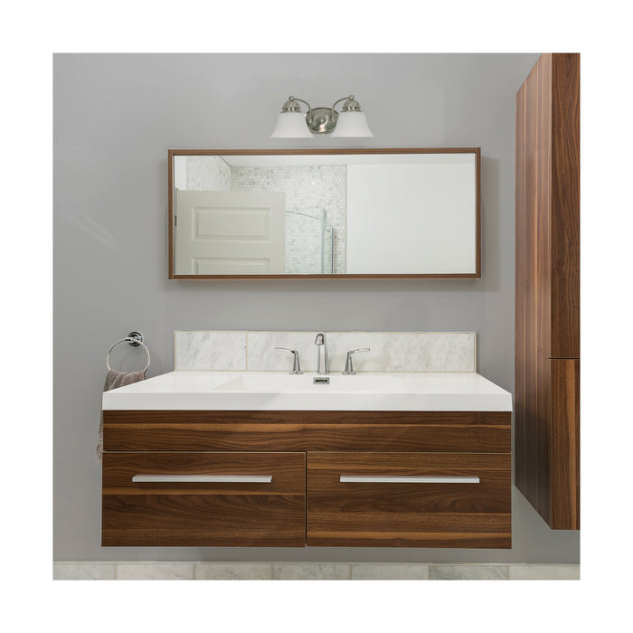 Myhouse Lighting Nuvo Lighting - 60-341 - Two Light Vanity - Empire - Brushed Nickel