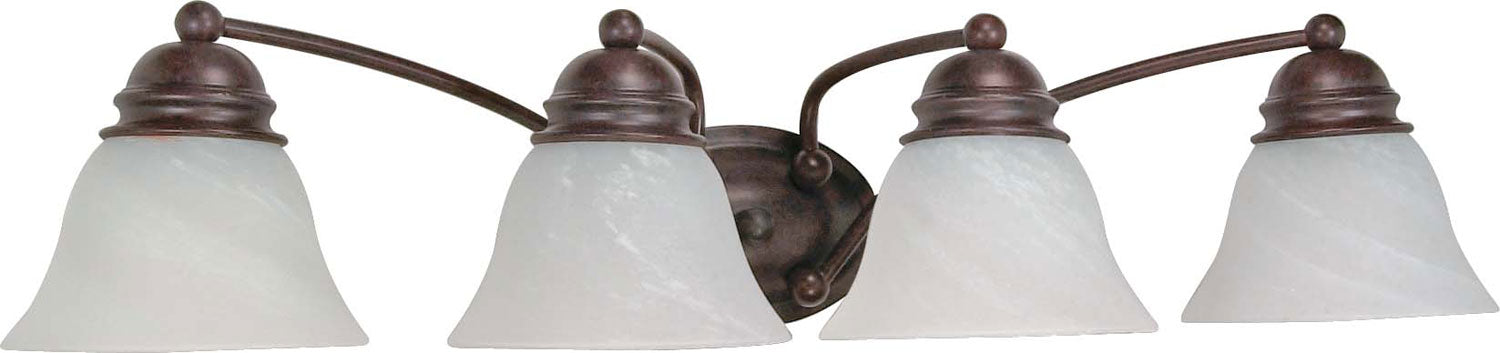 Myhouse Lighting Nuvo Lighting - 60-347 - Four Light Vanity - Empire - Old Bronze