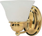 Myhouse Lighting Nuvo Lighting - 60-348 - One Light Vanity - Empire - Polished Brass