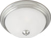 Myhouse Lighting Maxim - 5841MRSN - Two Light Flush Mount - Essentials - 584x - Satin Nickel