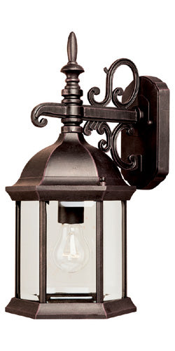 Myhouse Lighting Maxim - 1071CLEB - One Light Outdoor Wall Lantern - Builder Cast - Empire Bronze