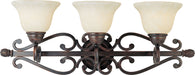 Myhouse Lighting Maxim - 12213FIOI - Three Light Bath Vanity - Manor - Oil Rubbed Bronze