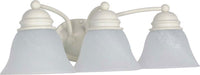 Myhouse Lighting Nuvo Lighting - 60-354 - Three Light Vanity - Empire - Textured White