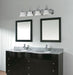 Myhouse Lighting Nuvo Lighting - 60-318 - Four Light Vanity - Ballerina - Polished Chrome