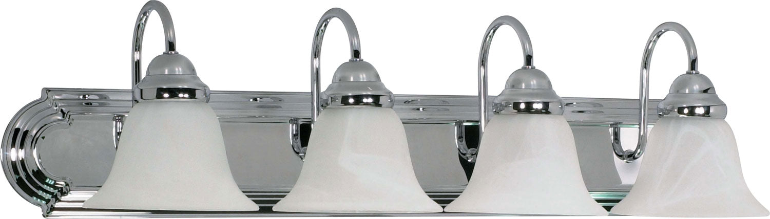 Myhouse Lighting Nuvo Lighting - 60-318 - Four Light Vanity - Ballerina - Polished Chrome