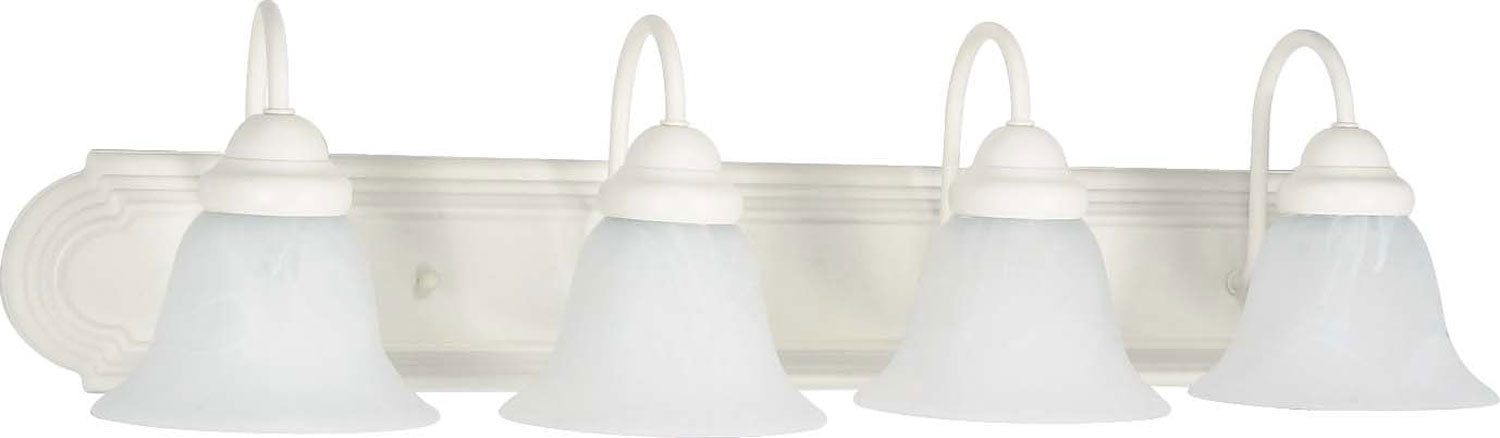 Myhouse Lighting Nuvo Lighting - 60-334 - Four Light Vanity - Ballerina - Textured White