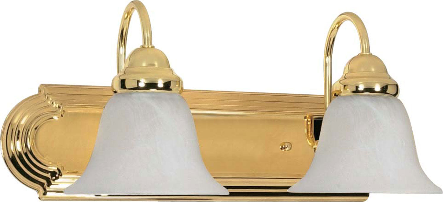 Myhouse Lighting Nuvo Lighting - 60-328 - Two Light Vanity - Ballerina - Polished Brass