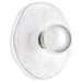 Myhouse Lighting Quorum - 53-8-0847 - One Light Wall Sconce - Del Rey - Brushed Brass|Studio White