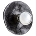 Myhouse Lighting Quorum - 53-8-5947 - One Light Wall Sconce - Del Rey - Brushed Brass|Matte Black