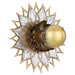 Myhouse Lighting Quorum - 54-10-47 - One Light Wall Sconce - Ondine - Brushed Brass