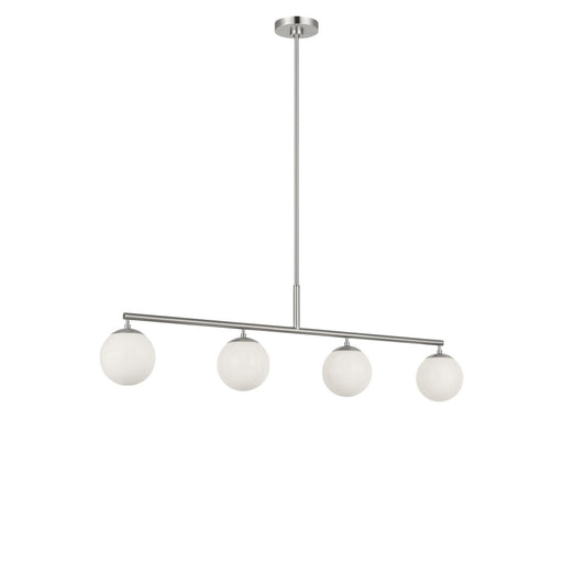 Myhouse Lighting Generation Lighting - GLC1814BNE - Four Light Linear Chandelier - Nube - Brushed Nickel