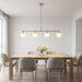 Myhouse Lighting Generation Lighting - GLC1814SBE - Four Light Linear Chandelier - Nube - Satin Brass