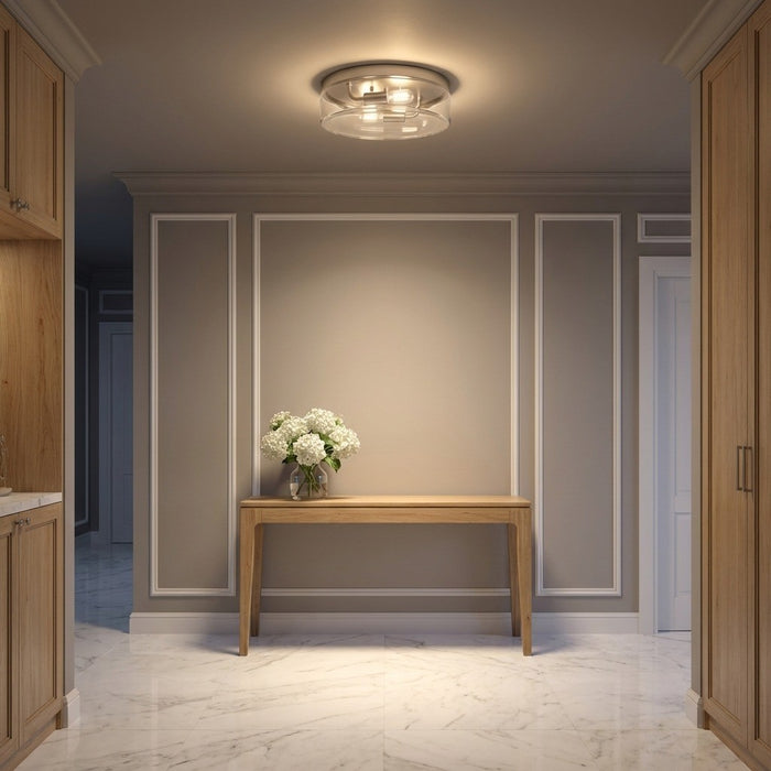 Myhouse Lighting Generation Lighting - GLF1722BNE - Two Light Flush Mount - Rhett - Brushed Nickel