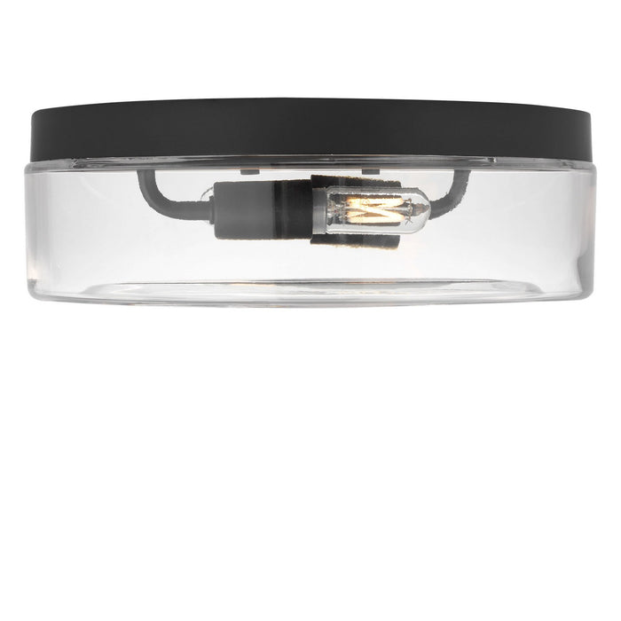 Myhouse Lighting Generation Lighting - GLF1722MBK - Two Light Flush Mount - Rhett - Midnight Black