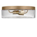 Myhouse Lighting Generation Lighting - GLF1722SB - Two Light Flush Mount - Rhett - Satin Brass