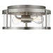 Myhouse Lighting Generation Lighting - GLF1732BNE - Two Light Flush Mount - Lumra - Brushed Nickel